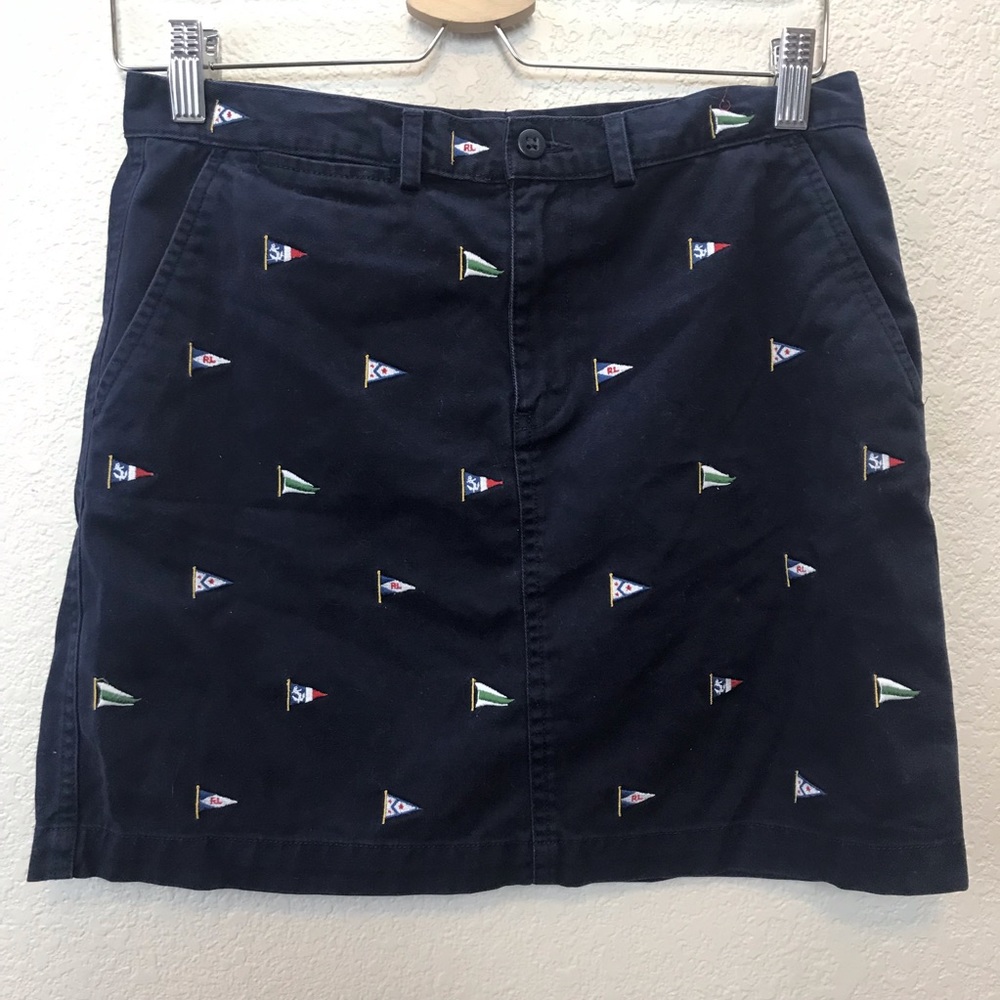 Ralph Lauren sport Flag mini Cotton skirt